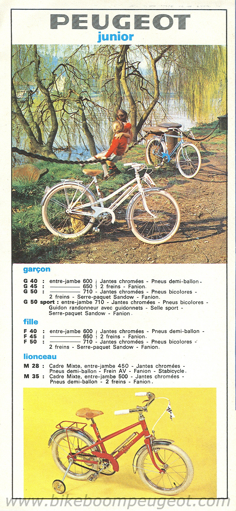Peugoet 1966 Brochures